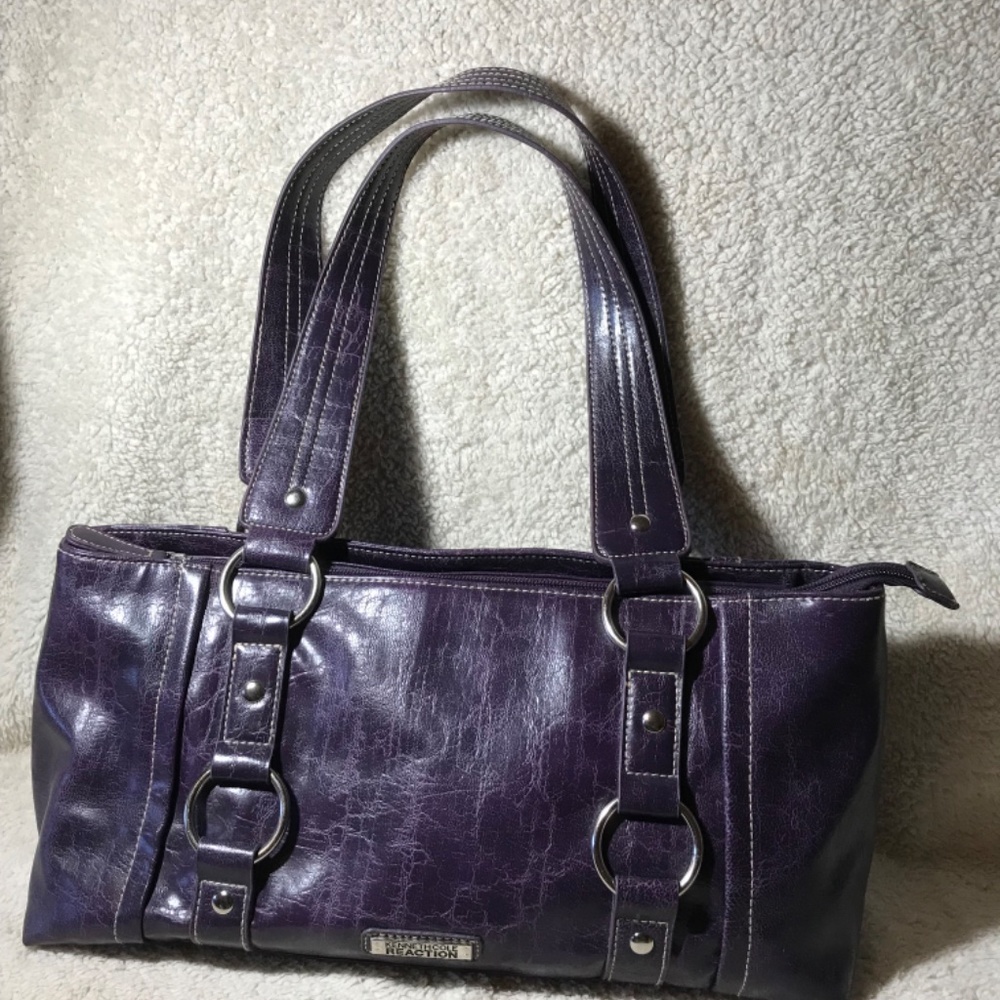 Kenneth Cole Reaction Purple Shoulder Bag